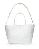 Eloise Crocodile-Embossed Tote Bag