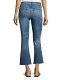 High-Waist Cropped Flare-Leg Jeans, Maybrook