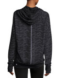 Devotion Funnel-Neck Hooded Sports Jacket, Camo