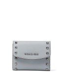 Ava Stud Carryall Card Case, Dusty Blue