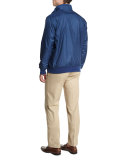 Austin Zip-Up Jacket, Dark Blue