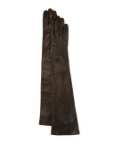 Long Leather Gloves
