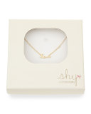 Love Pendant Bezel Diamond Necklace