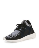 Tubular Defiant Primeknit Trainer, Black
