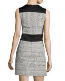 Fantaisie Sleeveless A-Line Dress, Ecru