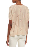 The Mariner Flare-Leg Ankle Jeans, Vintage Cream