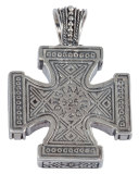 Men's Aeolus Athena Cross Pendant w/Spinel