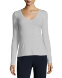 Isakal Ribbed Long-Sleeve Top