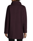 Zip-Front Wool Jacket