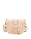 Hana Small Ring Saddle Bag, Powder