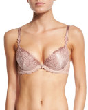 Douceur Fougere Lace Contour Bra, Pink