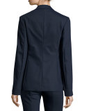 Shoner One-Button Shawl-Collar Blazer, Navy