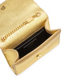 Monogram Small Kate Metallic Tassel Crossbody Bag, Gold