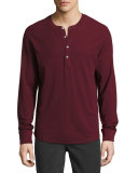 Thermal Henley T-Shirt, Chianti