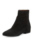 Uri Weatherproof Suede Ankle Boot, Black