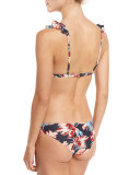 Milos Floral Cristina Swim Bottom, Black