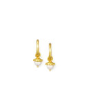 White Pearl Earring Pendants