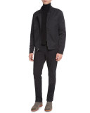 Utility Bomber Jacket, Black