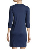 Pure Essence Three-Quarter-Sleeve Gown 