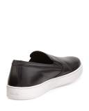 Leather Slip-On Sneaker