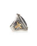 Mother-of-Pearl & Spinel Oval Ring