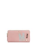 hartley lane lacey "m" wallet, pink bonnet