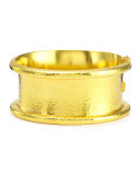 Amulet 19k Gold Hinge Bangle