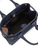 Banner Small House Check Derby Tote Bag, Ink Blue
