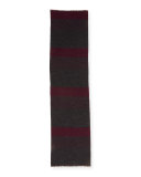 Long Colorblock Scarf, Viola