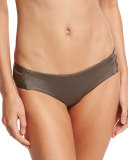 Emilia Strappy Swim Bottom, Taupe