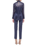 Melvin Slim-Leg Ankle Pants, Indigo