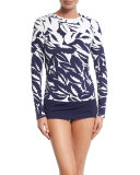 Graphic Jungle Long-Sleeve Rashguard