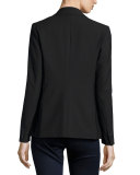 Classic Crepe Jacket, Black
