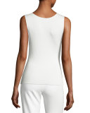 Sleeveless Stretch-Jersey Top