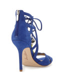 Azela Strappy Tassel Sandal, Sailor Blue