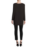 Tapered Ankle Leggings, Black  