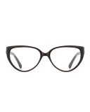 Cannes Cat-Eye Optical Frames, Black