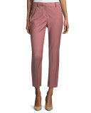 Treeca Cl. Continuous Cropped Pants, Pink Willow