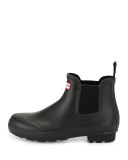 Dark-Sole Chelsea Boot, Black