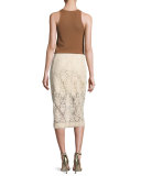 Mesh Racerback Tank, Copper