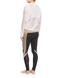 Heat Wave Sleeveless Ribbed Sport Tank, Gravel