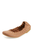 Jane Scalloped Ballerina Flat