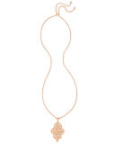 Kathy Latticework Pendant Necklace, 34"