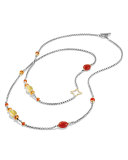 Spring Bead Layering Necklace, 40"