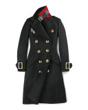 Monthorpelt Double-Breasted Wool-Blend Trench Coat 