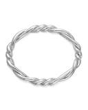 7mm Continuance Twisted Sterling Silver Bracelet