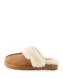 Kids' Cozy Suede Slipper, Chestnut, 10T-6Y