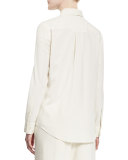 Safari Long-Sleeve Silk Shirt