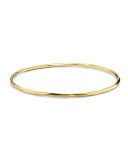 18K Gold Glamazon Thin Faceted Bangle