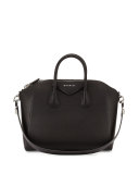 Antigona Medium Sugar Goatskin Satchel Bag